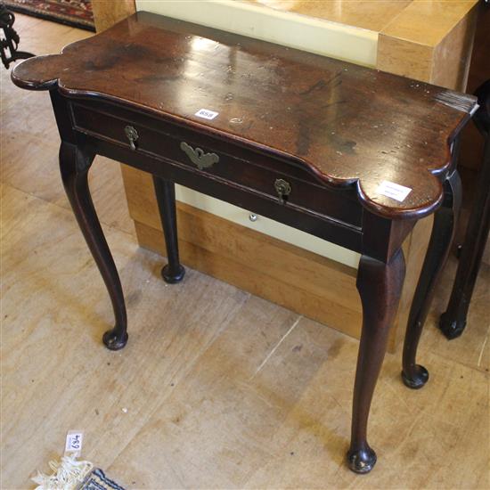 George II mahogany tea table